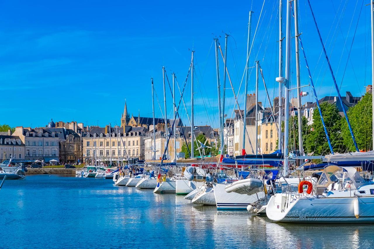 Charmant Studio Residence Avec Terrasse Jardin Au Centre De Vannes Dış mekan fotoğraf